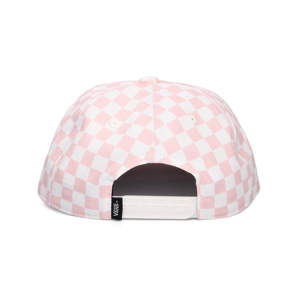 Casquette Snapback Enfant à Motif en Damier Willow rose-blanc VANS