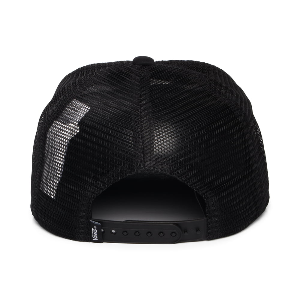 Casquette Trucker Enfant à Visière Incurvée Classic Patch blanc-noir VANS