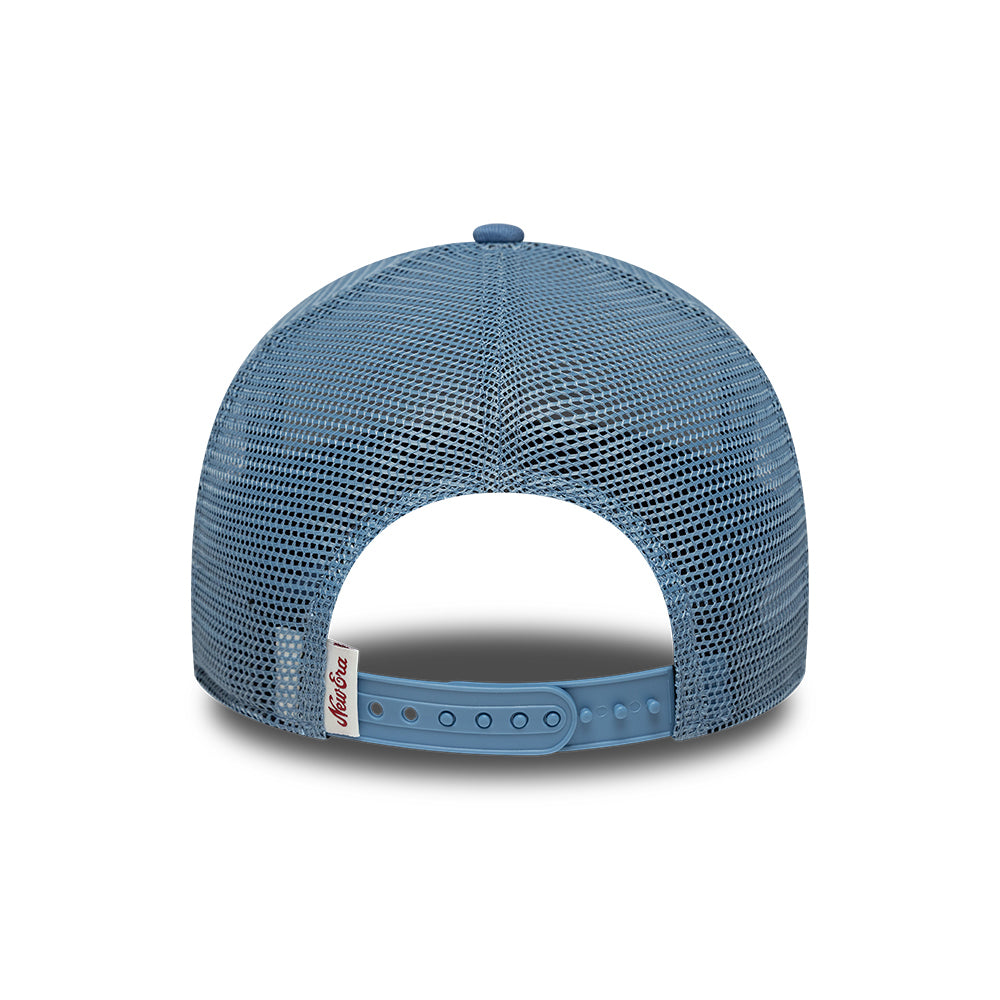 Casquette Trucker Enfant A-Frame 9FORTY Oval Patch bleu glacé-bleu ardoise NEW ERA