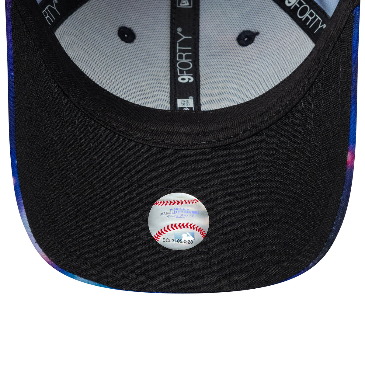 Casquette Enfant 9FORTY MLB Galaxy AOP New York Yankees violet-noir NEW ERA