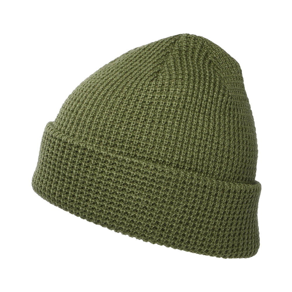 Bonnet Maille Gaufrée Snowdrifter olive PATAGONIA