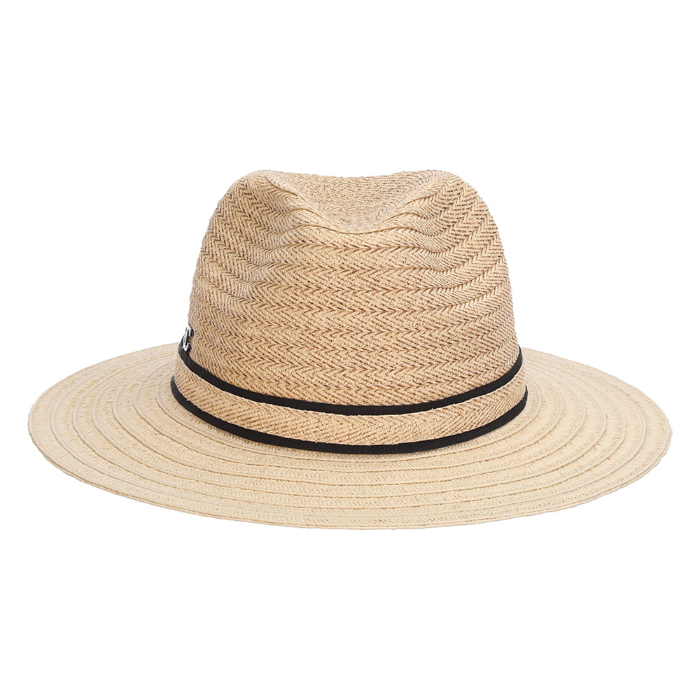 Chapeau Fedora Safari En Papier Tressé Bobbi naturel CALLANAN