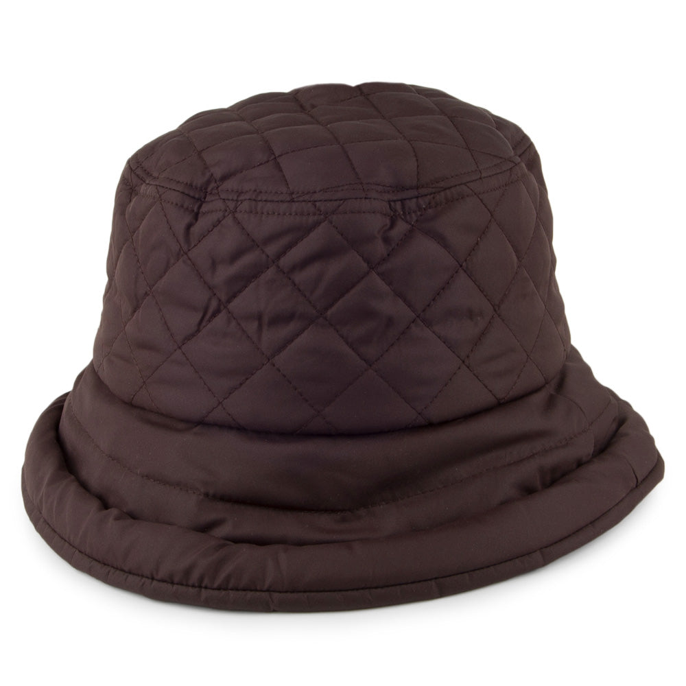 Chapeau de Pluie Matelassé Imperméable Maia chocolat SCALA