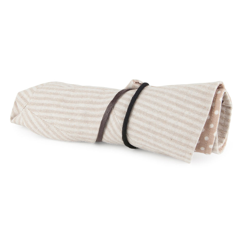 Chapeau Été Pliable Soleil beige SUR LA TÊTE