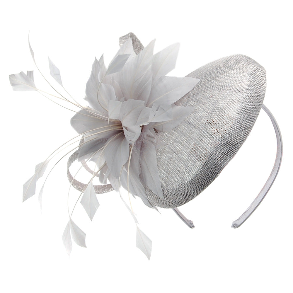 Chapeau Bibi Mandy ivoire-argent JANE ANNE DESIGNS