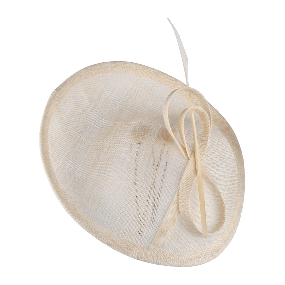 Chapeau Bibi Disque Tulip ivoire WHITELEY