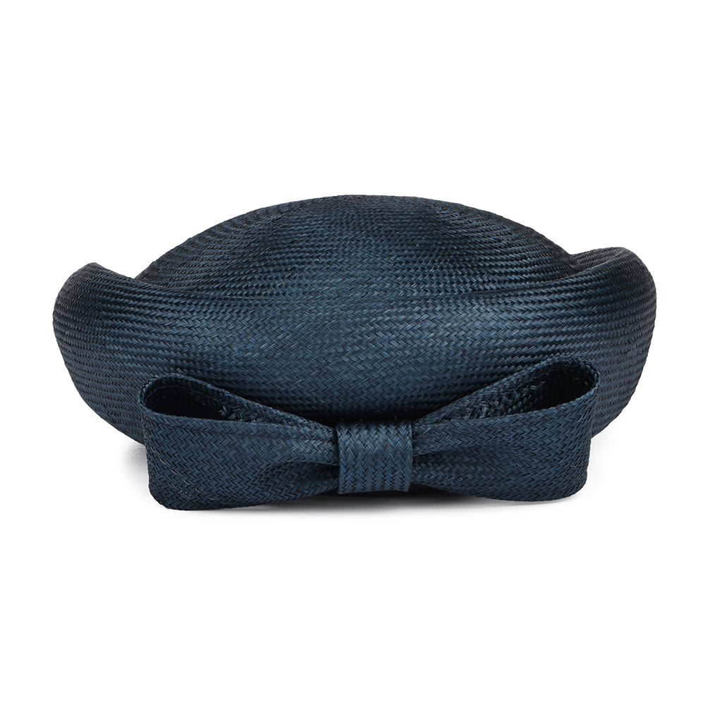Chapeau Calot en Paille Alexia bleu marine WHITELEY