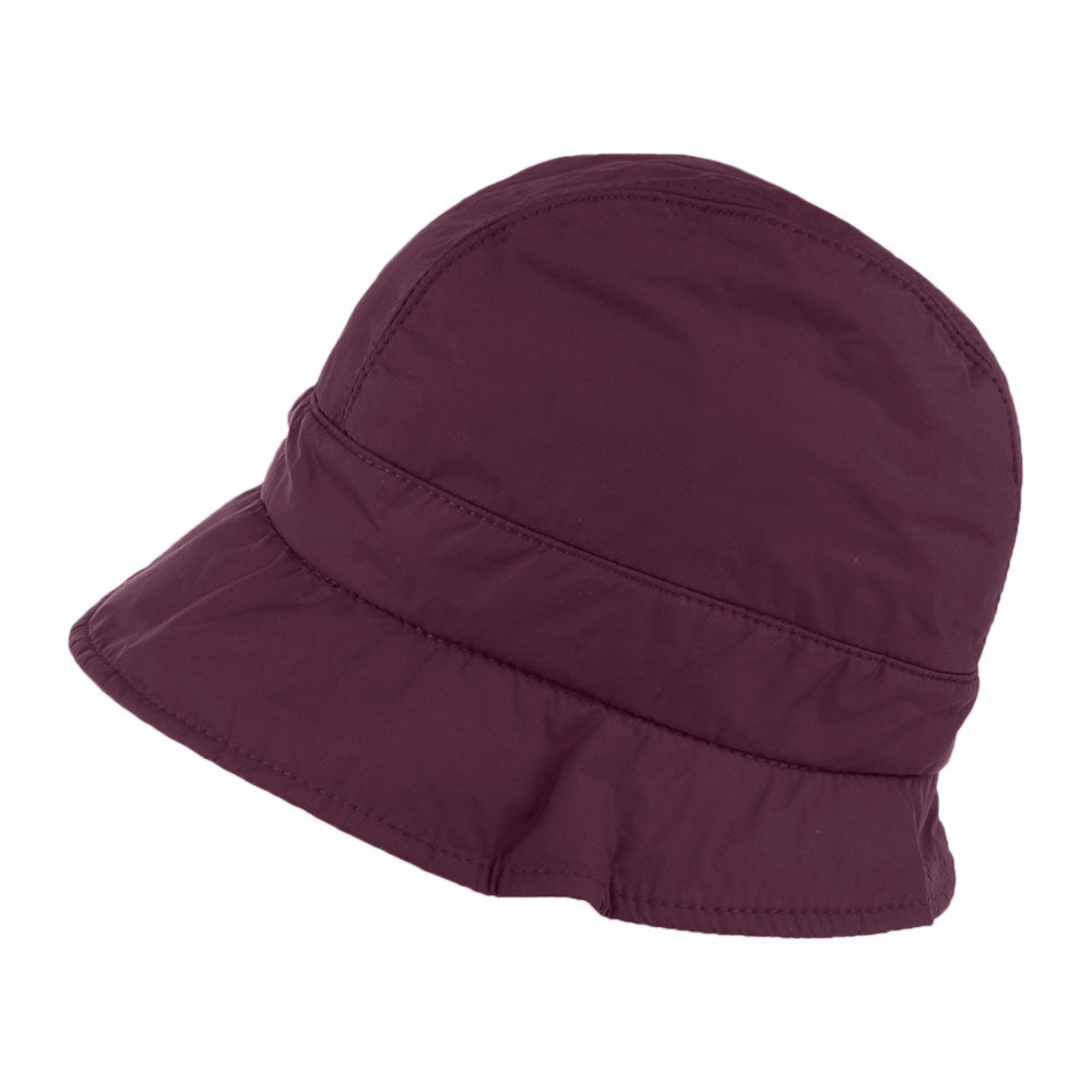 Chapeau Cloche Hydrofuge Pliable Maggie prune BETMAR