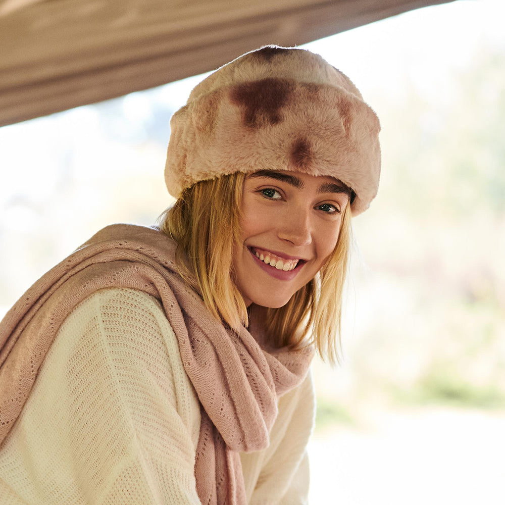 Chapeau Hiver en Fausse Fourrure Cherrybush sable BARTS