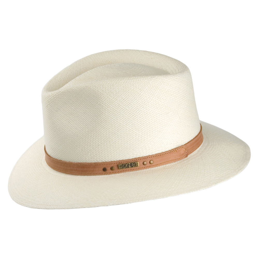 Chapeau Fedora Safari Panama Cordoba naturel SIGNES