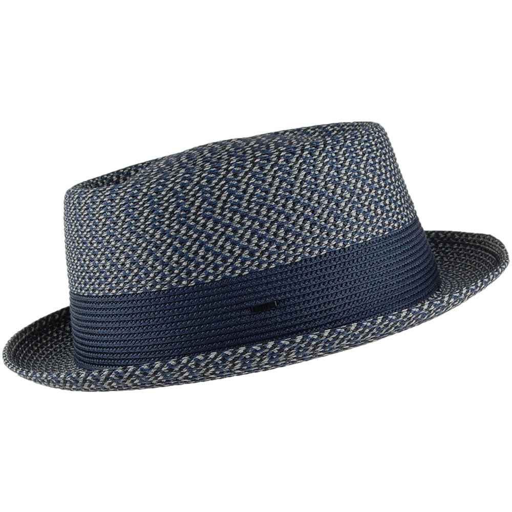 Chapeau Pork Pie Telemannes bleu marine-multi BAILEY