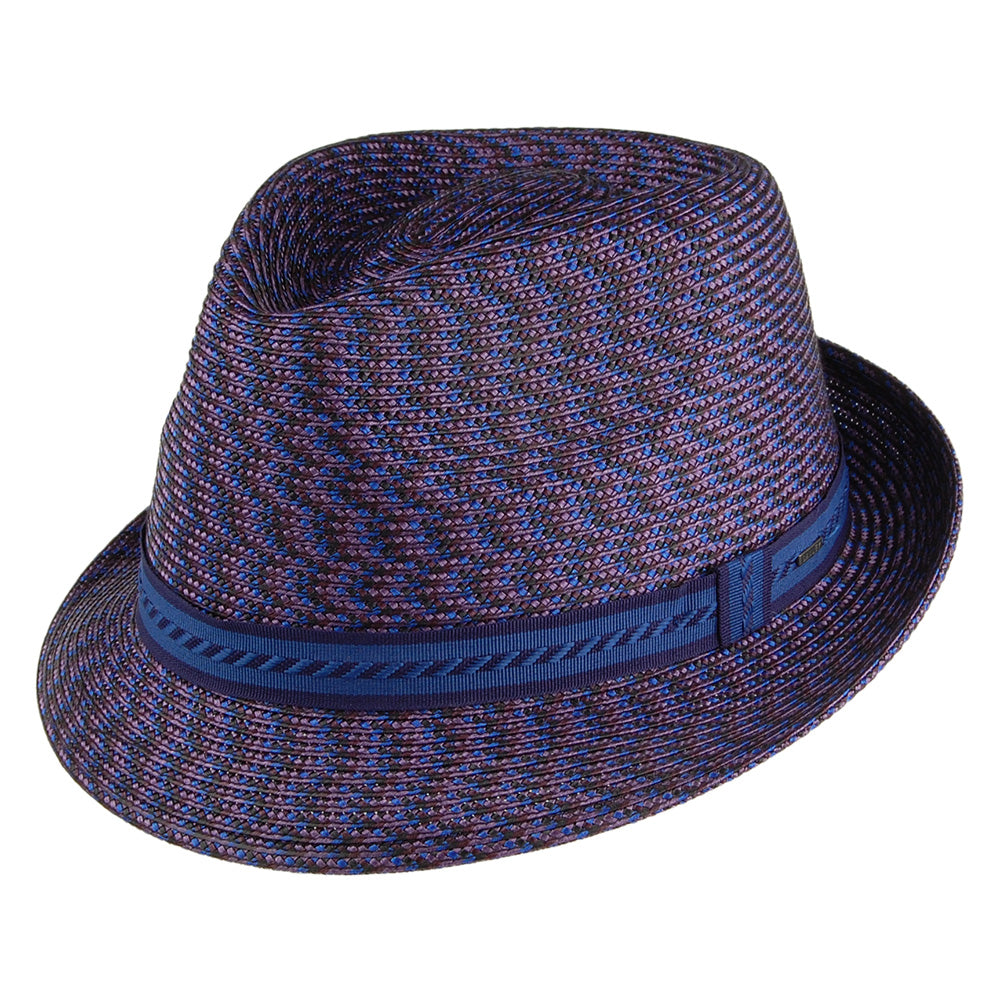 Chapeau Trilby Fedora Beige Homme Bailey Mannes - Paille Tressée Élégante Et Pliable