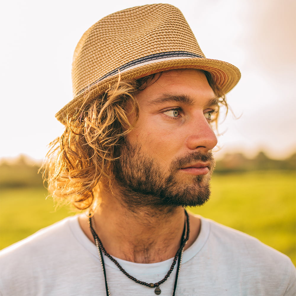 Chapeau Trilby Été Fluoriet naturel BARTS