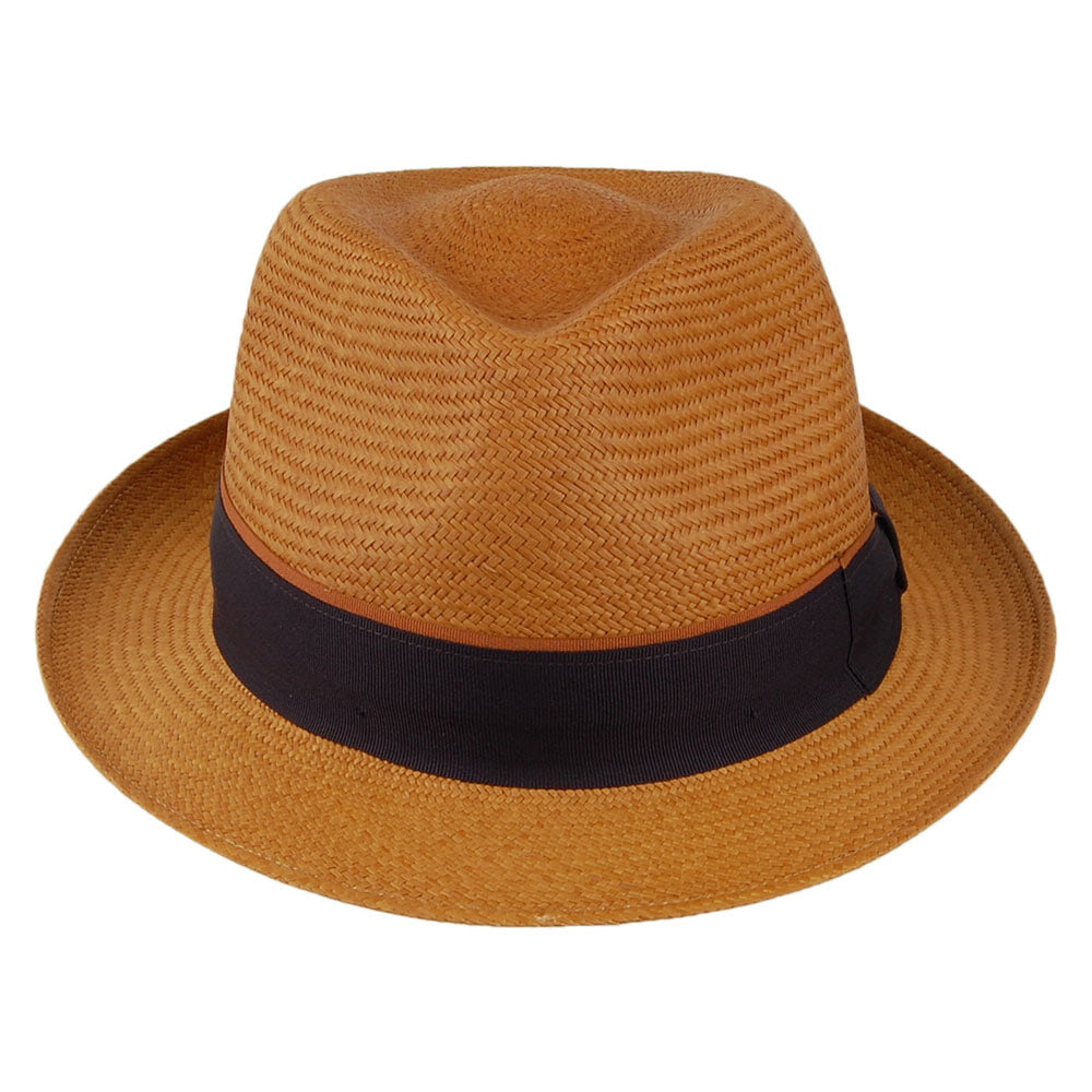 Chapeau Trilby Panama moutarde FAILSWORTH