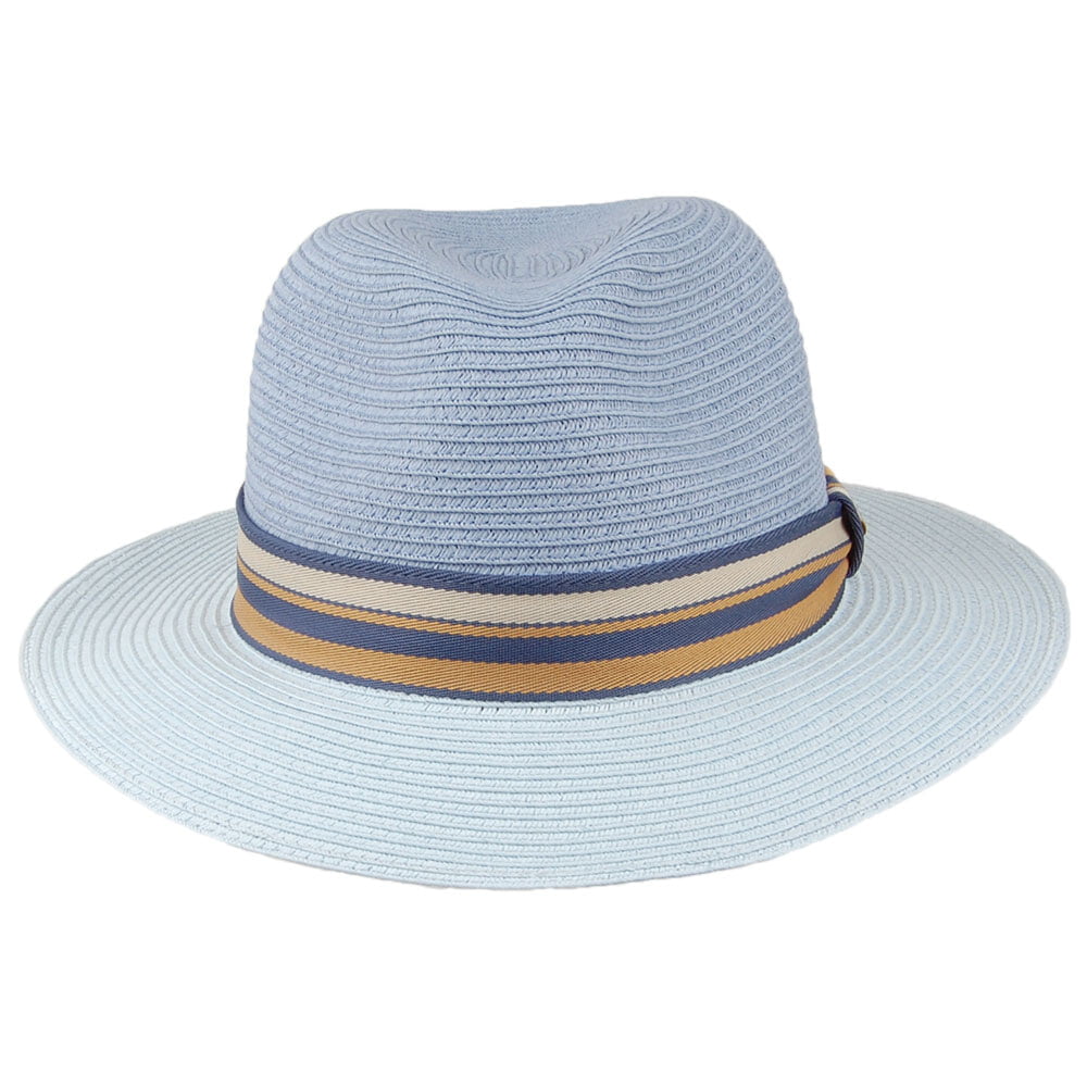 Chapeau Fedora Safari Traveller bleu clair STETSON