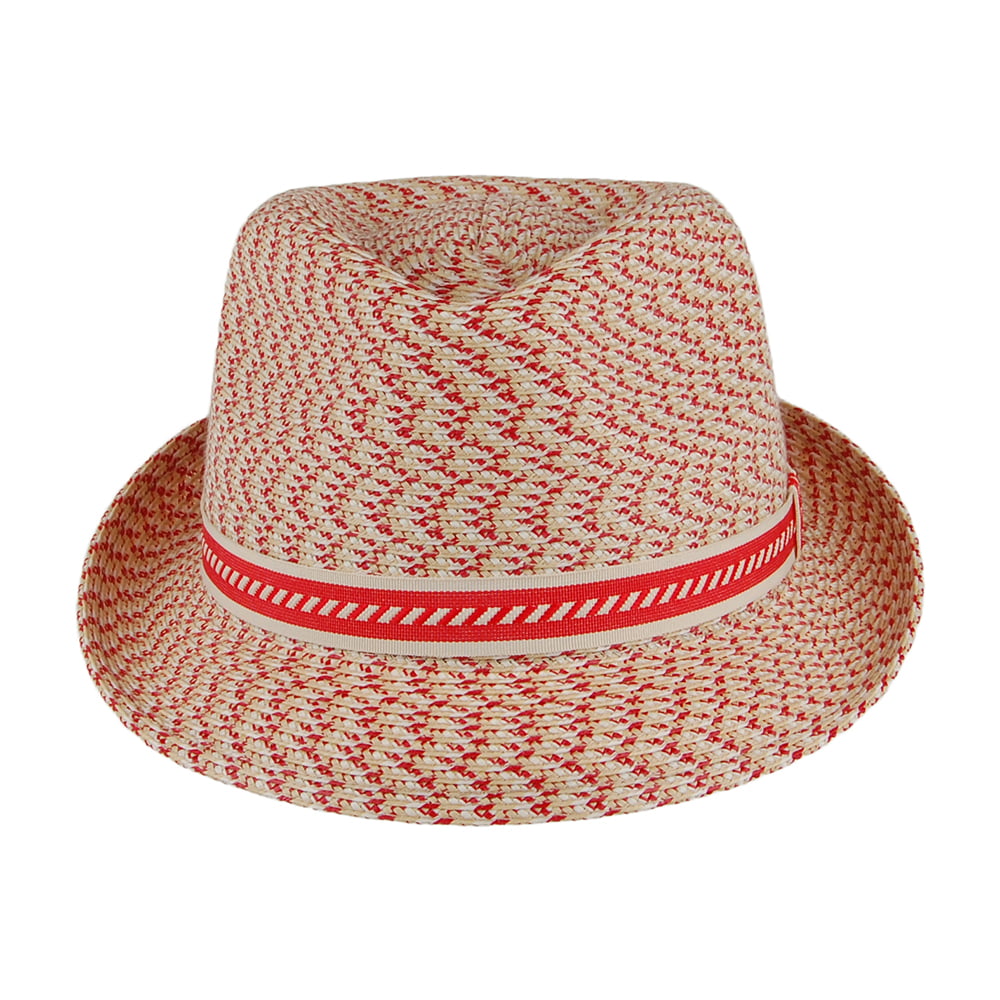Chapeau Trilby Mannes rouge-naturel BAILEY