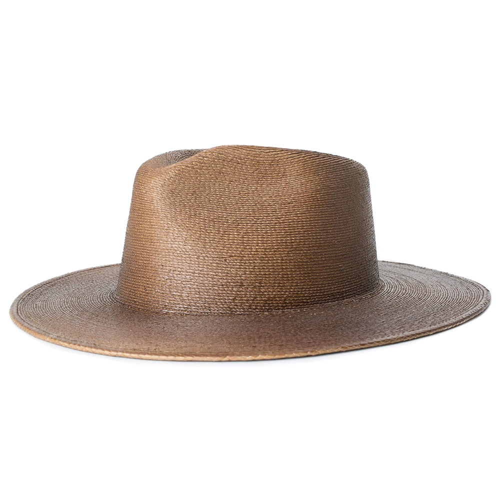 Chapeau Fedora en Paille Marcos marron BRIXTON