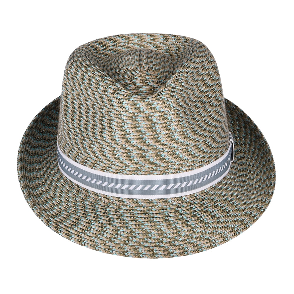 Chapeau Trilby Mannes mélange de verts BAILEY