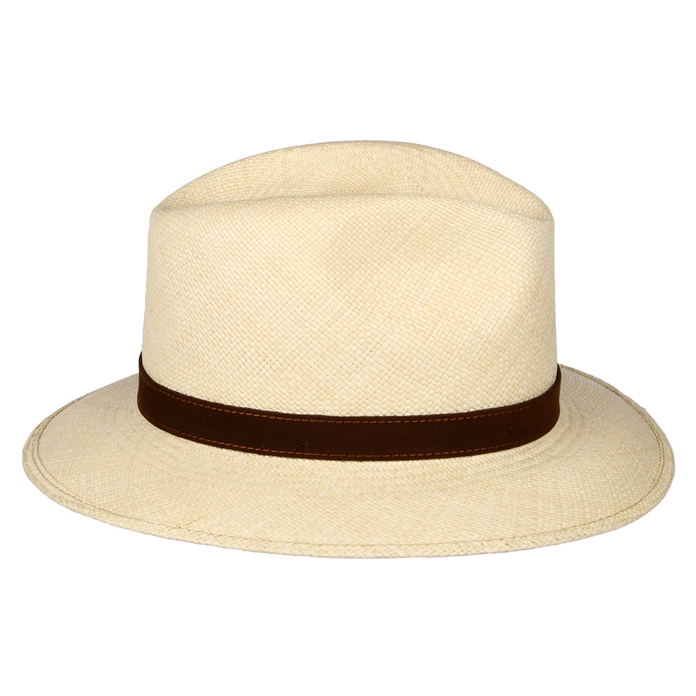 Chapeau Fedora Panama Safari Quito naturel BORSALINO