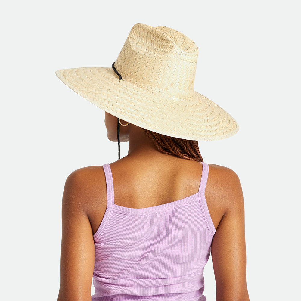 Chapeau Lifeguard en Paille Crest naturel BRIXTON