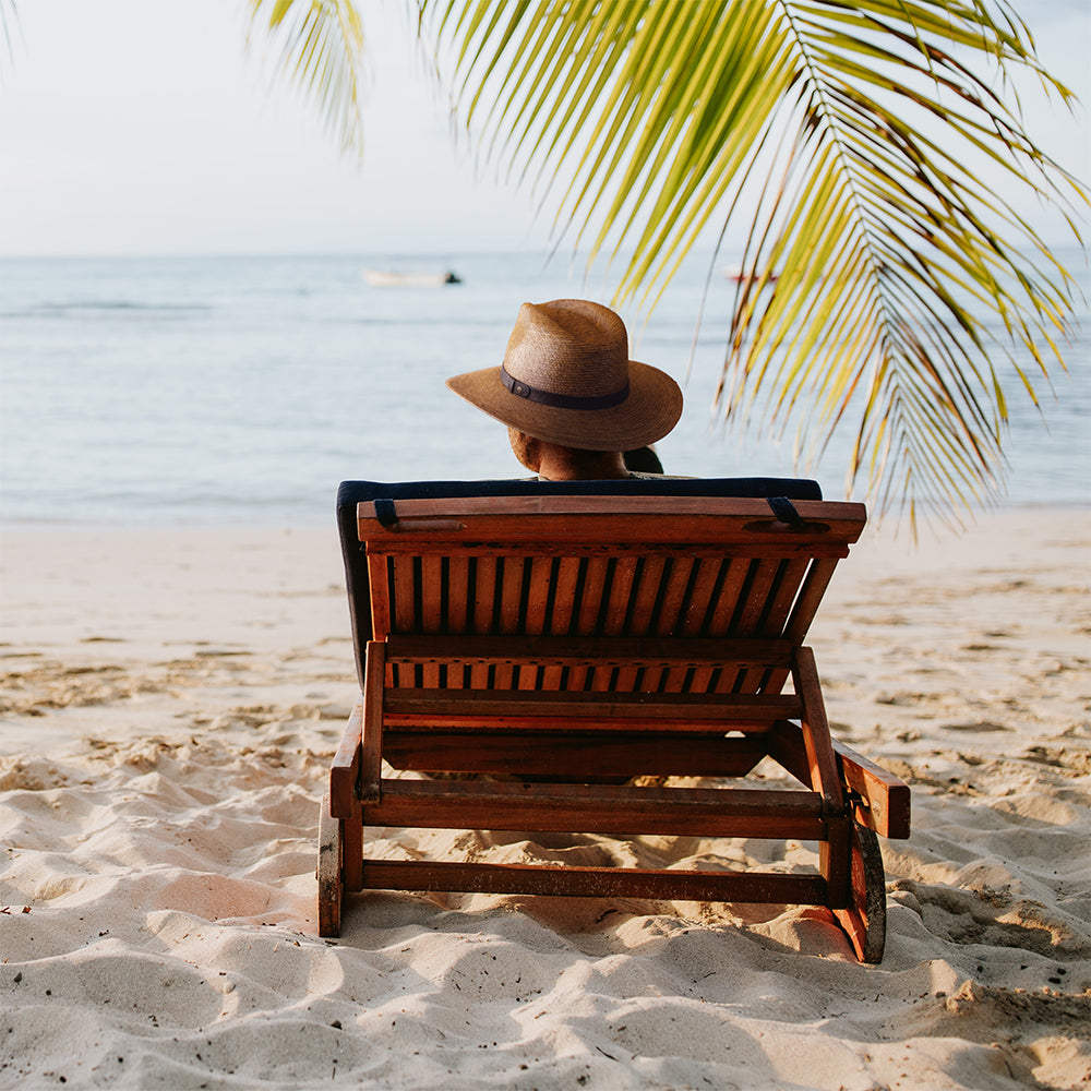 Chapeau Été Unwind en Paille caramel SUNDAY AFTERNOONS