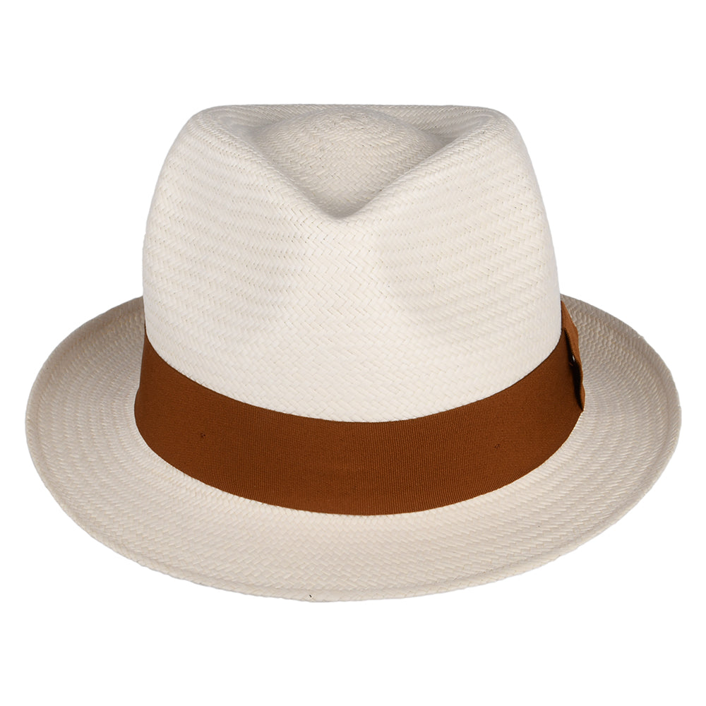 Chapeau Trilby Panama décoloré-toffee FAILSWORTH