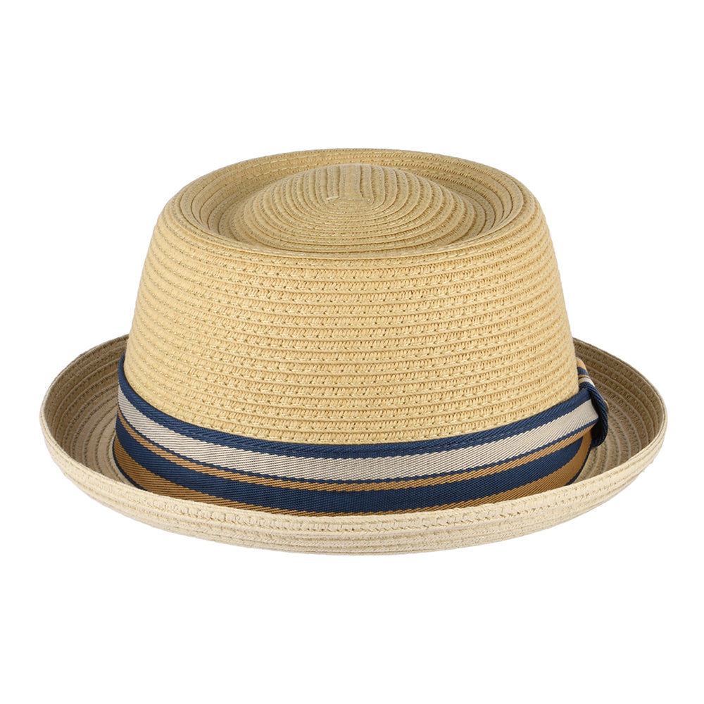 Chapeau Pork Pie en Paille Toyo naturel STETSON