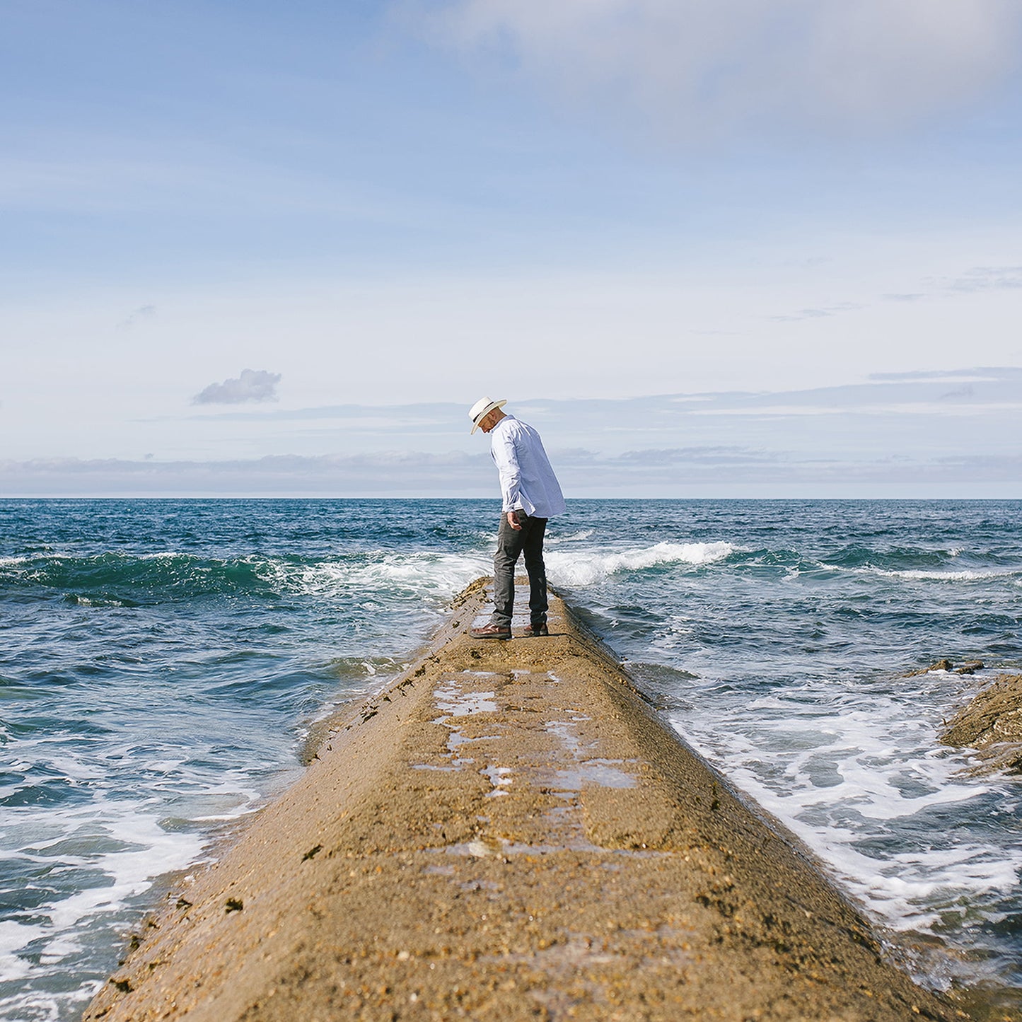 Chapeau Gambler en Paille Toyo Ivory naturel JAXON & JAMES