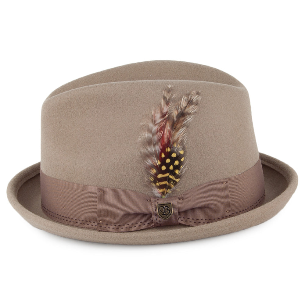 Chapeau Trilby Gain khaki BRIXTON