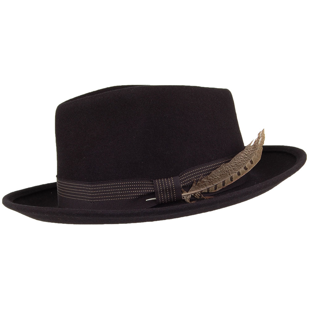 Chapeau Fedora Swindle II noir BRIXTON
