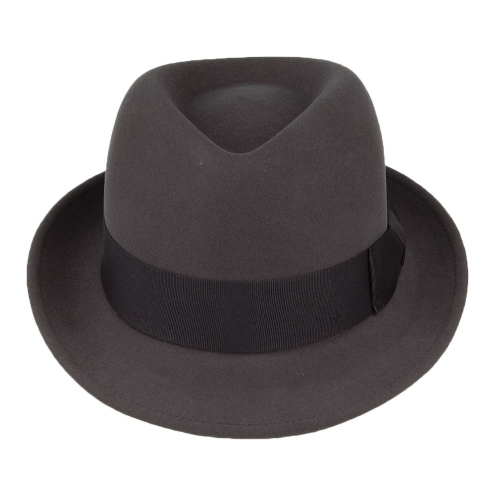 Chapeau Trilby en Laine et Cachemire Player anthracite STETSON