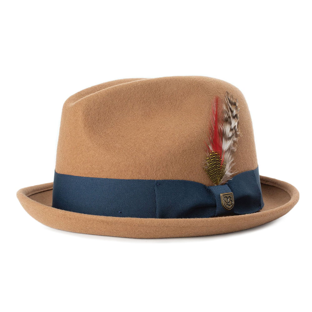 Chapeau Trilby Gain beige sable clair BRIXTON