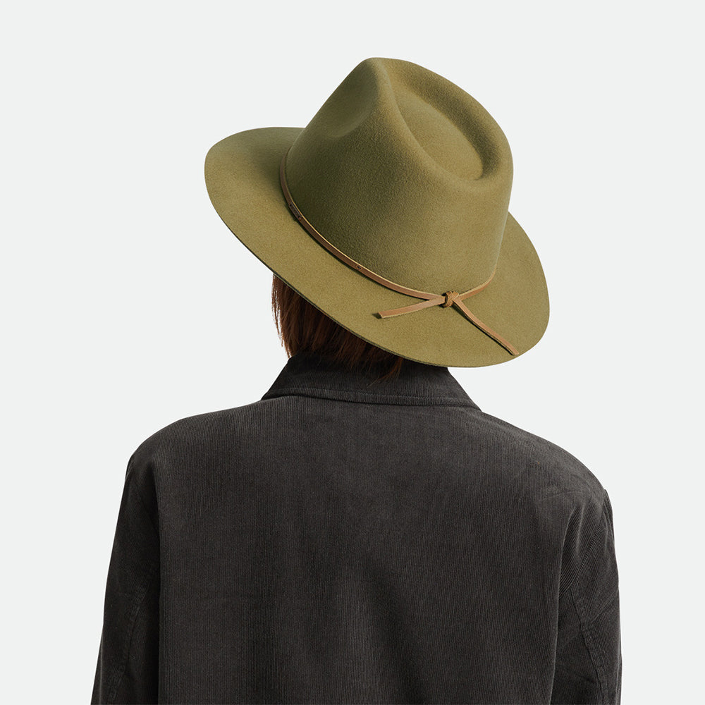 Chapeau Fedora en Laine Feutrée Wesley bronze BRIXTON