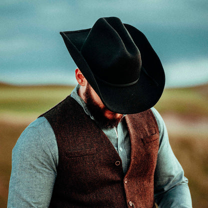 Chapeau de Cowboy Western noir JAXON & JAMES