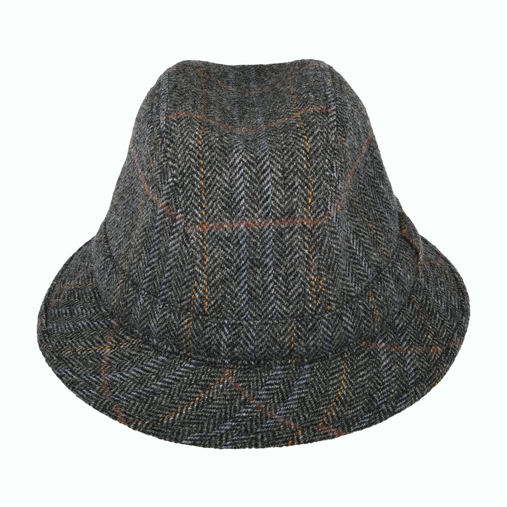 Chapeau Trilby Enroulable à Chevrons panaché de gris CITY SPORT