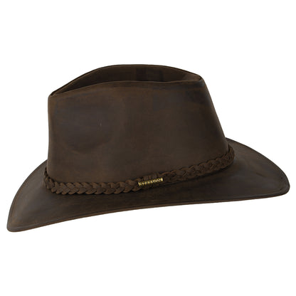 Chapeau de Cowboy en Cuir de Buffle marron STETSON