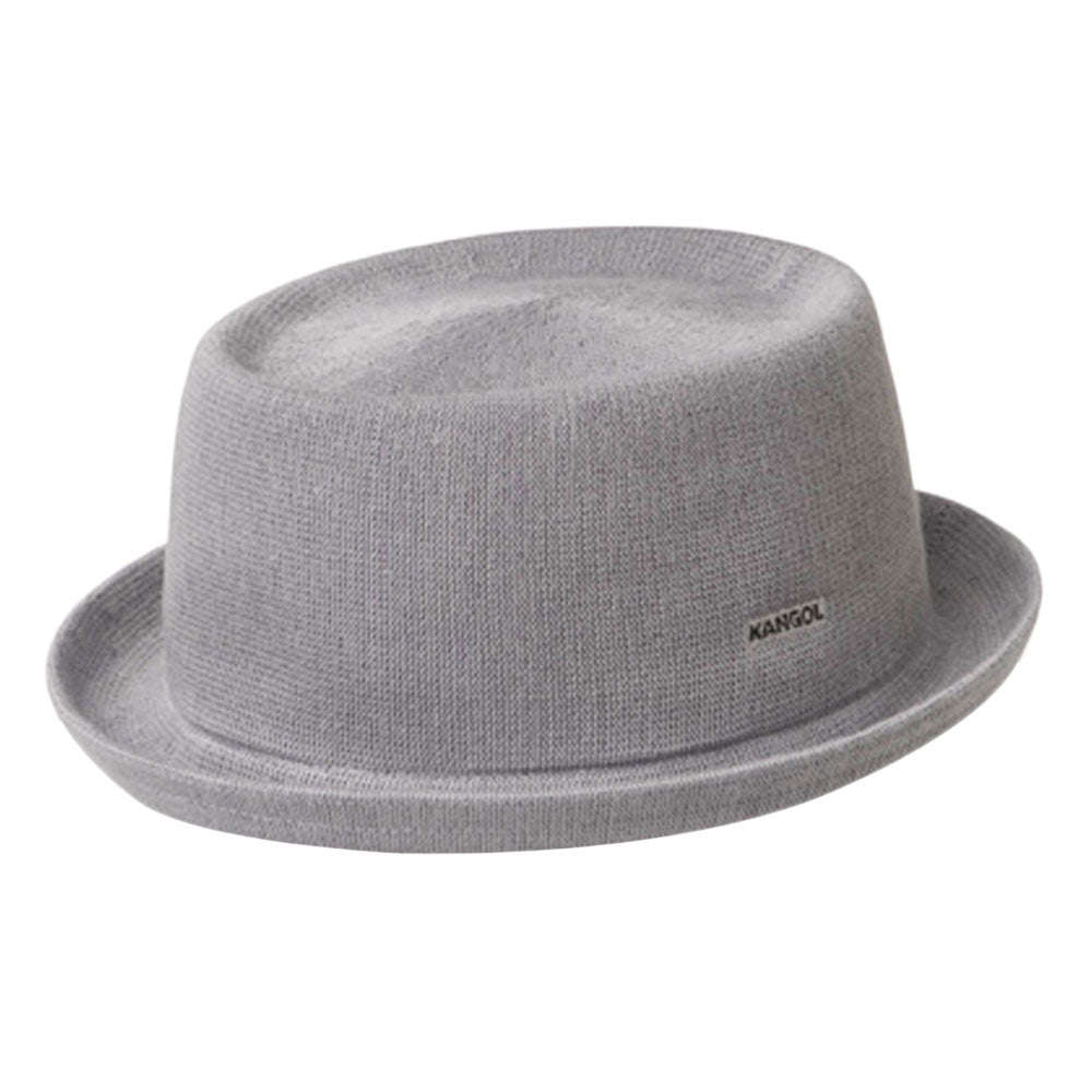 Chapeau Pork Pie en Bambou Mowbray gris KANGOL