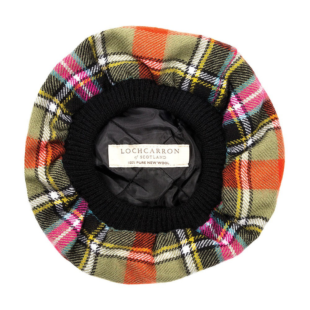 Chapeau Tam O'Shanter en Laine d'Agneau Bruce Of Kinnaird LOCHCARRON OF SCOTLAND