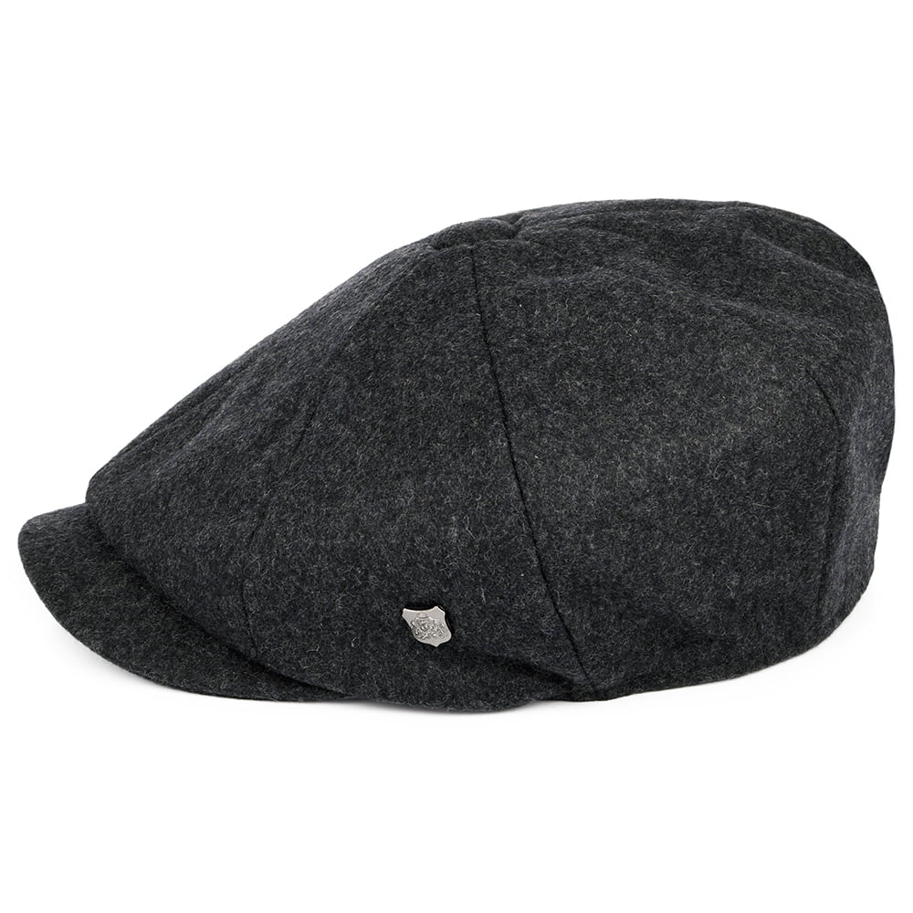 Casquette Gavroche en Melton Alfie gris FAILSWORTH