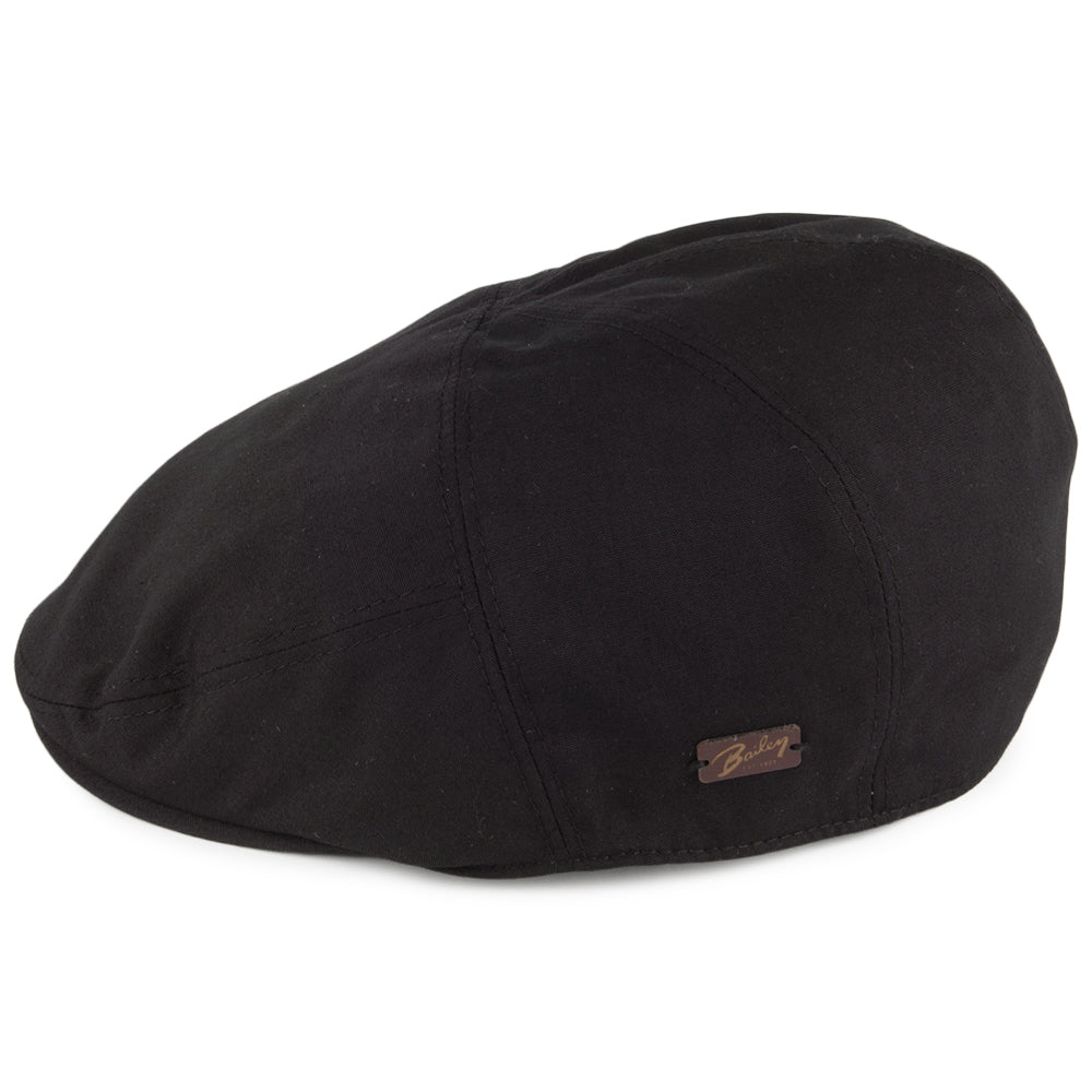 Casquette Plate Hydrofuge Graham noir BAILEY