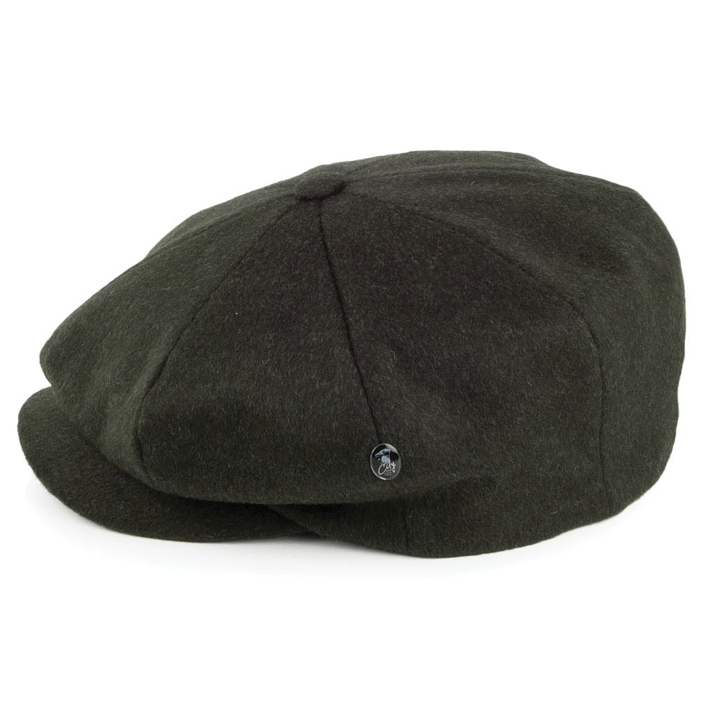 Casquette Gavroche En Laine Loden vert foncé CITY SPORT