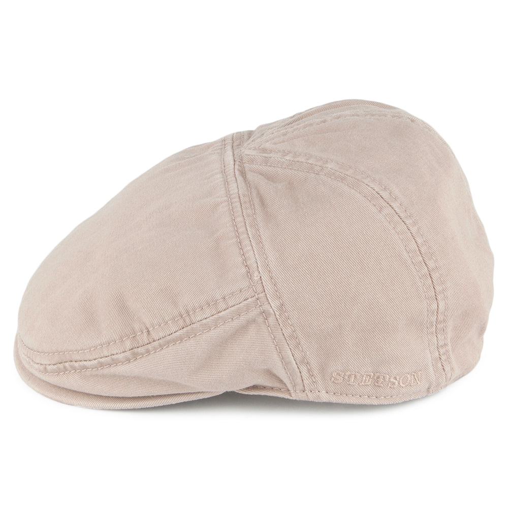Casquette Plate en Coton Paradise beige sable STETSON