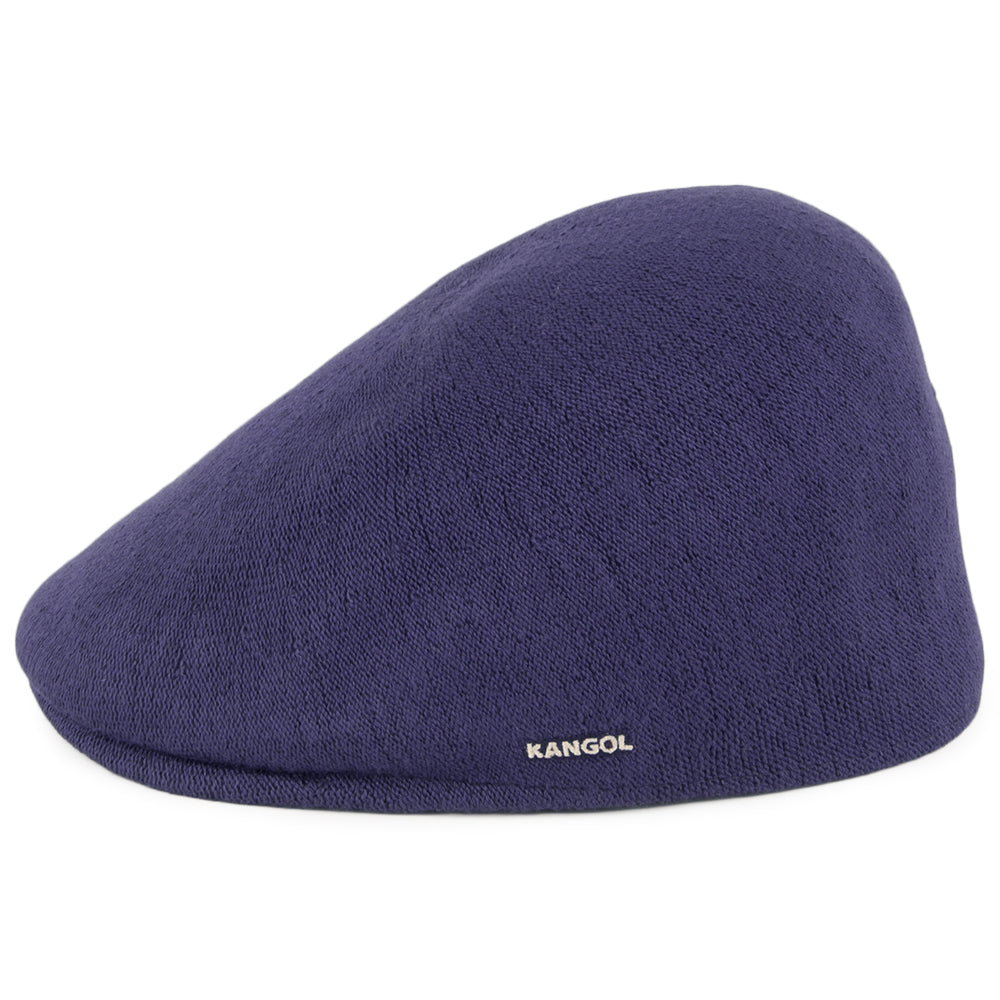 Casquette Plate 507 en Bambou bleu marine KANGOL