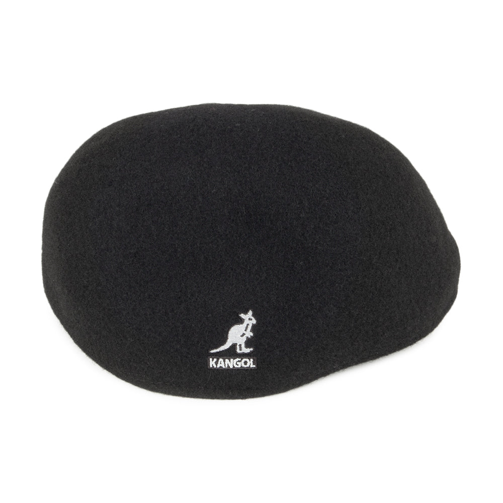 Casquette Plate en Laine 507 Seamless noir KANGOL