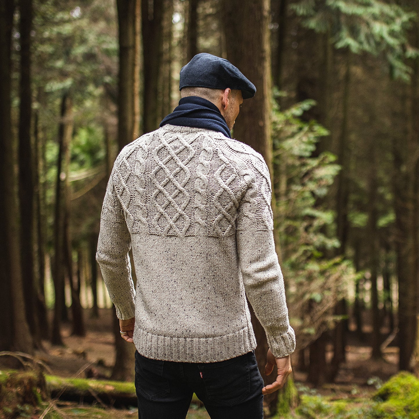 Casquette Plate en Pure Laine Harlem anthracite JAXON & JAMES