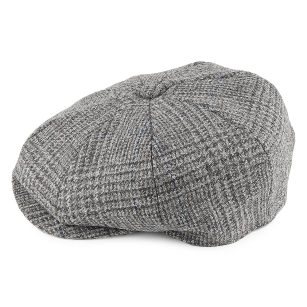 Casquette Gavroche en Tweed Country gris CHRISTYS