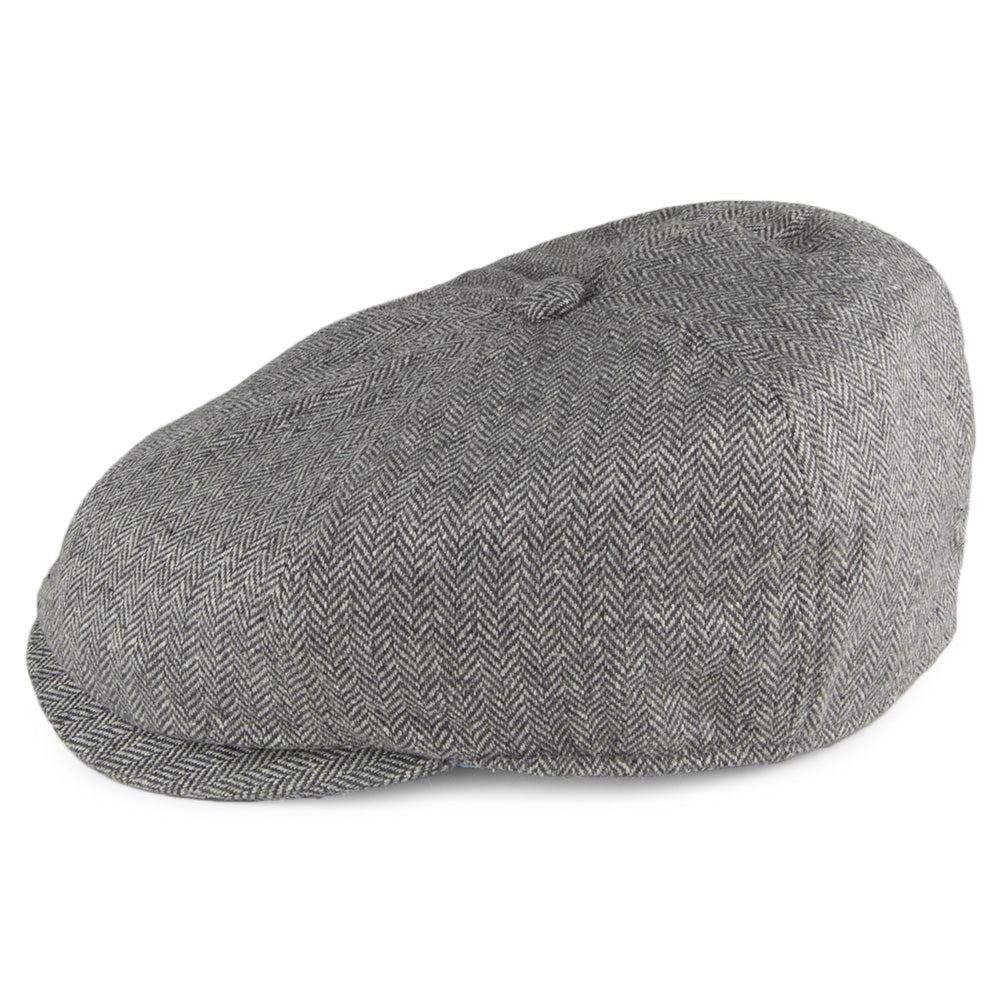 Casquette Gavroche en Soie Mélangée Hudson gris FAILSWORTH