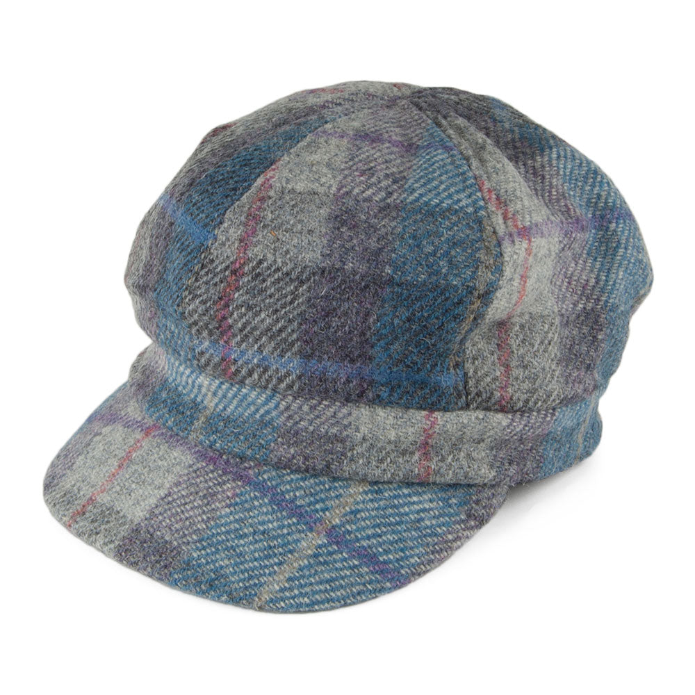 Failsworth Casquette Gavroche En Lin Alfie Jean Marine - Style Classique 8 Pans