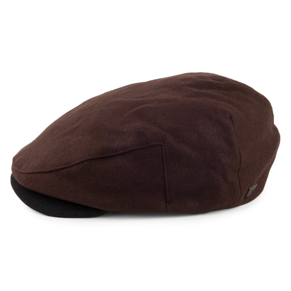 Casquette Plate Hooligan marron-noir BRIXTON