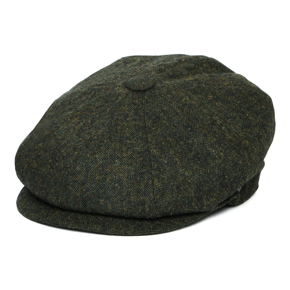 Jaxon & James Casquette Gavroche Gotham Marron – Style Irlandais Classique, Doublure Satin Matelassée